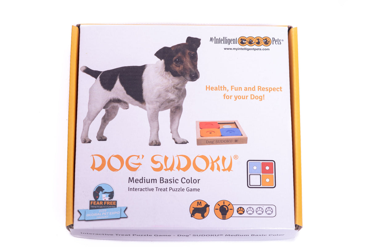 Dog's Sudoku, medium. Basic nivå. Farger.